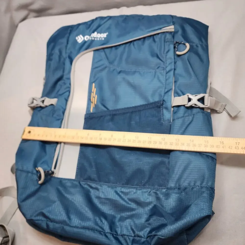 Outdoor Products Teal Waterproof Inside and Outside‎ Pockets Backpack